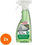 SONAX Set 2 x Solutie pentru Curatarea Suprafetelor din Sticla, 500 ml, Sonax (DEM-2xMDR-338241)