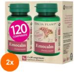 Emocalm Set 2 x Emocalm cu Valeriana, 60 Comprimate 1+1 Cadou, Dacia Plant (CAD-2xDPL-P152406)