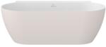 RAVAK FREEDOM W II TEC 1700x870 mm fehér/alabaster pink akrilkád falhoz, króm lefolyóval CC71600000 (CC71600000)