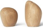 ferm LIVING Só- és borsszóró készlet CAIRN, 2 db szett, világos barna, fa, szilárd LIVING (FERM1104269610)