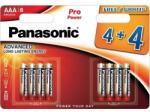 Panasonic Pro Power AAA elem (ceruza) (8db) (LR03PPG/8BW) (LR03PPG-8BW)
