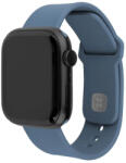  FIXED Sporty szilikon szíj az Apple Watch 42/44/45mm-es okosórákhoz, zöld-kék