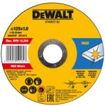 DEWALT Vágótárcsa fémhez és rozsdamentes acélhoz 125 x 1 mm (10 db) DT43972 (DT43972)