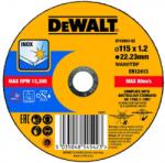 DEWALT Vágótárcsa rozsdamentes acélhoz 115 x 22, 2 x 1, 2 mm DT43903 (DT43903)