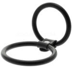 Excellent Power Двоен пенис пристегач - пенис ринг "ornament black