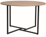  Masa rotunda de dining cu blat in decor stejar ALTO 120x120