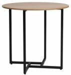  Masa rotunda de dining cu blat in decor stejar ALTO II 80x80