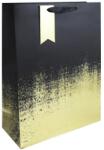 Eurowrap ajándéktasak (33x45, 5x15 cm)fekete-arany átmenetes (5) (35374-1WC)