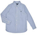 Ralph Lauren Hosszú ujjú ingek SLIM FIT-TOPS-SHIRT Kék 10 éves
