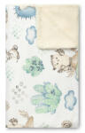 Sensillo kétoldalas babatakaró 80x100 cm - cuki állatkák