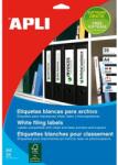 APLI Iratrendező etikett, univerzális, 190x61 mm, APLI, 100 etikett/csomag (LCA1233)