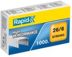 Rapid Tűzőkapocs, 26/6, horganyzott, RAPID "Strong" - 1000db (E24861400)
