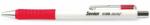 FlexOffice Golyóstoll, 0, 4 mm, nyomógombos, FLEXOFFICE "Senior", piros (FOGT026P) - fiorex