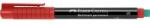 Faber-Castell Alkoholos marker, OHP, 0, 4 mm, FABER-CASTELL "Multimark 1523", piros (TFC152321) - fiorex