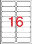 APLI Etikett, univerzális, 99, 1x34 mm, kerekített sarkú, APLI, 1600 etikett/csomag (LCA2418) - fiorex