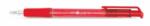 FlexOffice Golyóstoll, 0, 4 mm, nyomógombos, FLEXOFFICE "EasyGrip", piros (FOGT08P) - fiorex