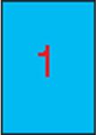 APLI Etikett, 210x297 mm, színes, APLI, kék, 100 etikett/csomag (LCA11839)