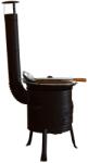 Perfect Home Set cuptor pentru ceaun cu ceaun emailat 36 cm - 14 litri Ceaun