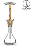WOOKAH Narghilea WOOKAH din lemn, model Grom, Vas transparent (wk22)