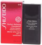 Shiseido Shiseido, Perfect Refining, Moisturizing, Liquid Foundation, D10, Golden Brown, SPF 15, 30 ml - vince