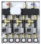 Defro 3 körös o-gy, 3 Szivattyú Wilo Para 15/6, 3 termosztatikus vezérléssel