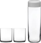 Nude Carafă de apă Finesse cu 2 pahare 3 el (1116430) Pahar