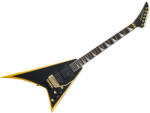 Jackson X Series Rhoads RRX24 Black with Yellow Bevels
