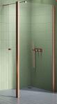 NEW TRENDY New Soleo Copper Brushed zuhanykabin fal walk-in 80 cm réz csiszolt/átlátszó üveg K-2116 (K2116)