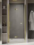 NEW TRENDY New Soleo Light Gold zuhanyajtók 120 cm összecsukható arany fényes/átlátszó üveg D-0468A