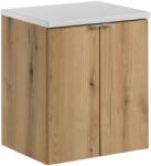 Comad Készlet szekrény Comad Nova Oak NOVA OAK A 82-50-2D, pult Comad Nova White NOVA WHITE 89-50 (SETNOABWHITE50CMD)