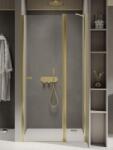 NEW TRENDY New Soleo Light Gold zuhanyajtók 110 cm dönthető arany fényes/átlátszó üveg D-0484A (D0484A)