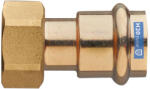 Frabo Racord semiolandez drept sertizare, cupru, interior-interior, 15 mm x (RZ8359A12015000)