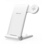 Nillkin PowerTrio 3in1 vezeték nélküli töltő a Samsung Watch-hoz Fehér (6902048249905)