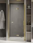 NEW TRENDY New Soleo Light Gold uși de duș 120 cm pliantă auriu luciu/sticlă transparentă D-0469A (D0469A)