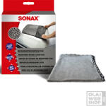 SONAX MicrofaserTrockenTuch PLUS mikroszálas törölköző 80x50cm 1db-os