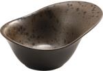 LE COQ PORCELAINE LE COQ Phobos ovális tál, magasság: 95 mm, hossz: 210 mm, szélesség: 160 mm, barna