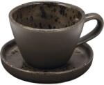 LE COQ PORCELAINE LE COQ Phobos Kávéscsésze alátéttel, térfogat: 0, 23 liter, barna
