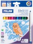MILAN Carioci Milan 80093, 11 culori + 1 care sterge (80093)