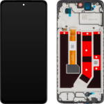OPPO Piese si componente Display cu Touchscreen Oppo A58 4G, cu Rama, Negru, Service Pack 621029000089
