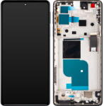 Motorola Piese si componente Display cu Touchscreen Motorola Edge 30 Pro, cu Rama, Negru, Service Pack 5D68C20263 (5D68C20575) - vexio