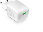 PURO Incarcator de retea 20W GaN USB-C Wall Charger - White (PUFCMTCUSBC20WGWHI) - vexio