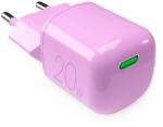 PURO Incarcator de retea 20W GaN USB-C Wall Charger - Pink (PUFCMTCUSBC20WGPINK) - vexio