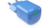 PURO Incarcator de retea 20W GaN USB-C Wall Charger - Blue (PUFCMTCUSBC20WGBLUE) - vexio