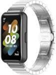 Techsuit Curea pentru Garmin Fenix 3/3 HR/5X/5X Plus/6X/6X Pro/7X/7X Pro Solar - Techsuit Watchband QuickFit 26mm (W012) - Silver (KF2344038)