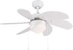 ZEVENTI - Вентилатор за таван FAMARA 1xE14/60W/230V бял (ZV0016)