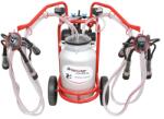 Breckner Germany Aparat de muls vaci cu 2 posturi, bidon aluminiu 40L, rezervor vid si pompa uscata Breckner Germany (BK98560)