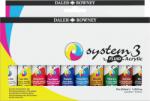 Daler-Rowney System3 Set de vopsele acrilice 10 x 29, 5 ml (139029101)
