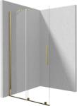 Deante Paravan dus sticla securizata walk-in cu usa glisanta, 120x195 cm, auriu lucios, Deante Prizma (KTJ_Z32R)