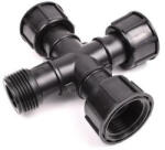  Hollanderes kereszt 1x1x1x1" KBBB PXT fekete, 10 db/cs, 80 db/doboz (06270010)