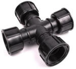  Hollanderes kereszt 1x1x1x1" BBBB PXT fekete, 10 db/cs, 80 db/doboz (06280010)